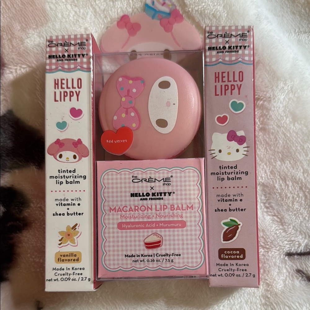 Hello Kitty Macaron Lip Balm - Pink